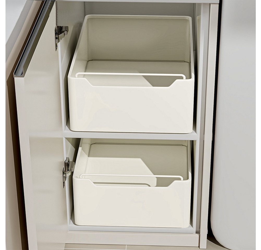 GarveeMore Ablageregal Kohlenstoffstahl Küche Pull-Out Rack Schrank Schublade Speicher Bild 3