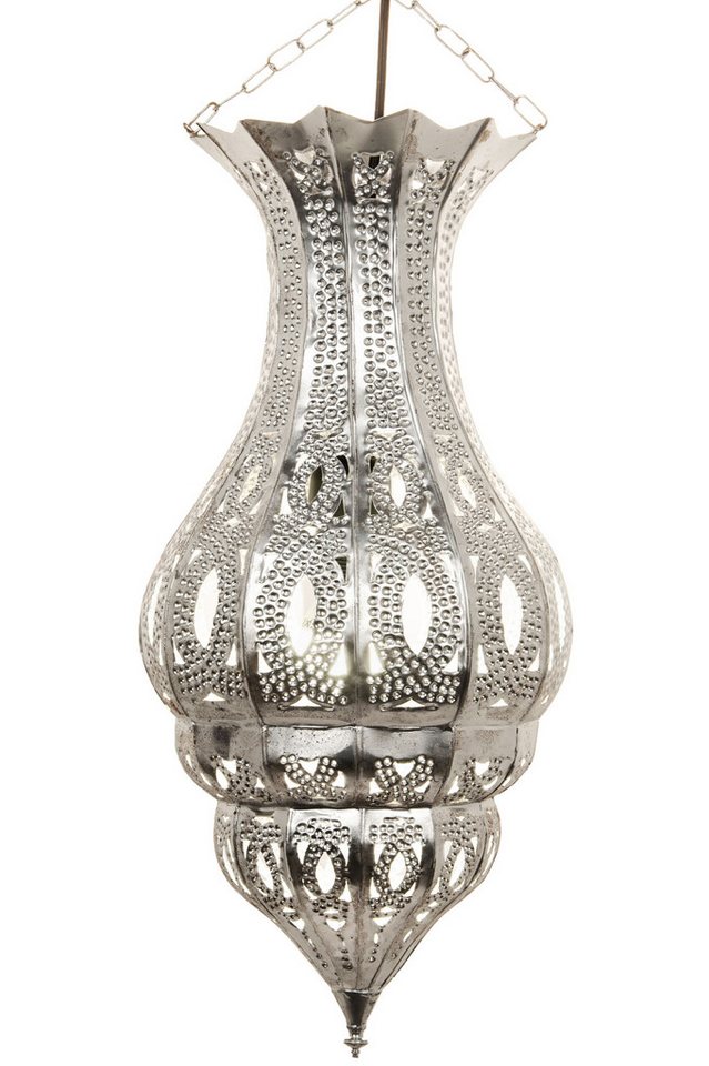 Marrakesch Orient & Mediterran Interior Pendelleuchte Oosterse lamp Djamir, zilver, hoogte 47 cm, Handgemaakt unicum, Handarbeit Bild 2