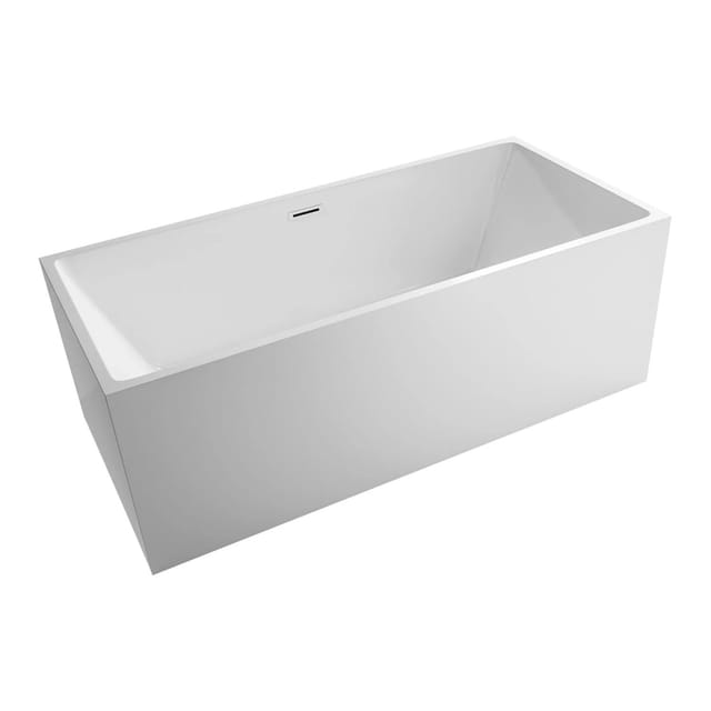 Bernstein Freistehende Badewanne VERONA Acryl Weiß 170x80x60