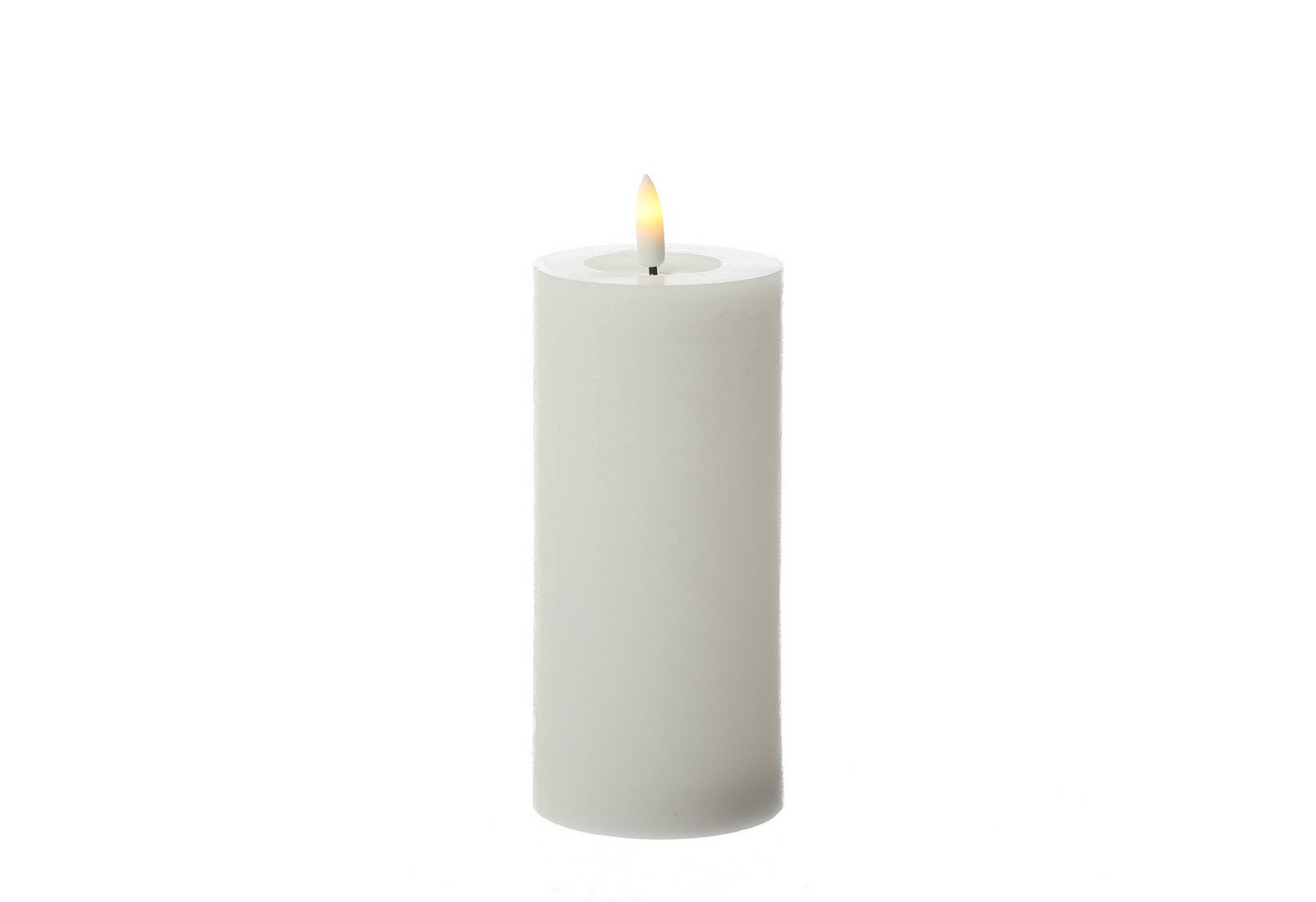 Adilina LED-Kerze Kerzenset LINA Rustik Optik für Adventskranz 3 Größen Timer weiß 3St, LED Classic, warmweiß (2100K bis 3000K) Bild 2