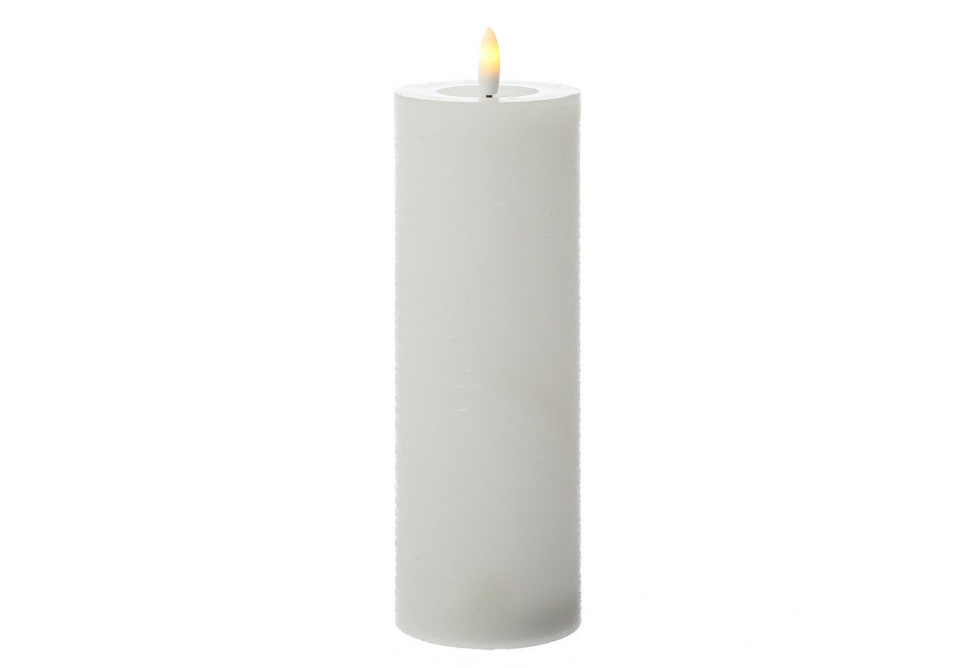 Adilina LED-Kerze Kerzenset LINA Rustik Optik für Adventskranz 3 Größen Timer weiß 3St, LED Classic, warmweiß (2100K bis 3000K) Bild 3