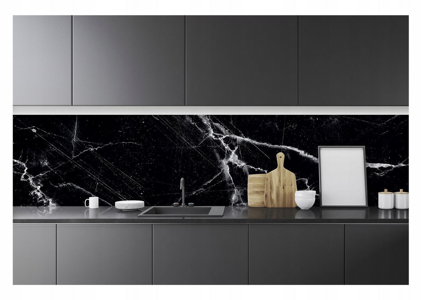 Wallarena Fototapete Natur - Mehrfarbig - Modern - Vlies - Wohnzimmer, glatt, 100x70cm Bild 4
