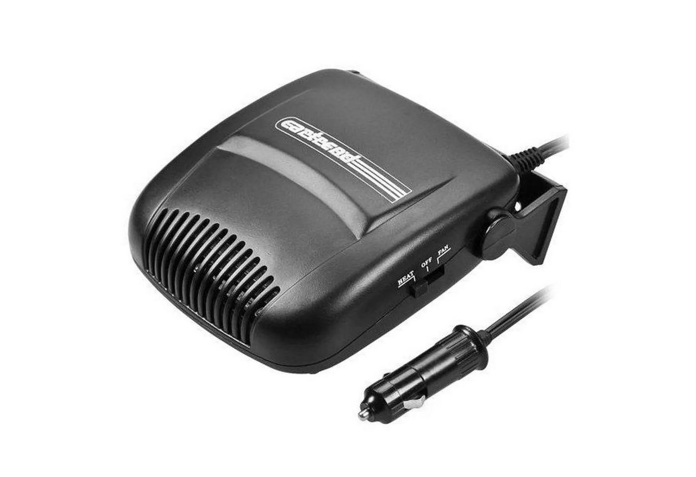 Cartrend Heißluftgebläse Keramik Heizlüfter Scheibenenteiser Lüfter, 120 in W, 120W 12V Kfz-Anschluss