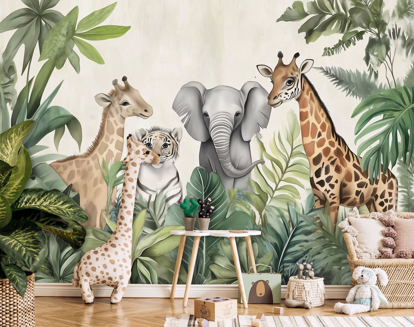 Wallarena Fototapete Foto - Mehrfarbig - Modern - Vlies - Schlafzimmer, glatt, (4 St), 200x140cm Bild 5