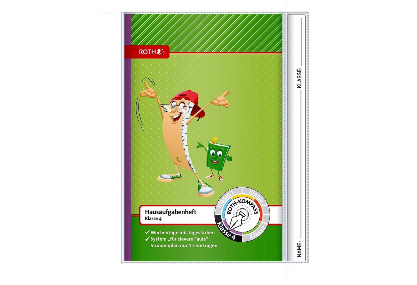Roth Schulheft Roth Grundschulaufgabenheft für die 4. Klasse, Schutzumschlag