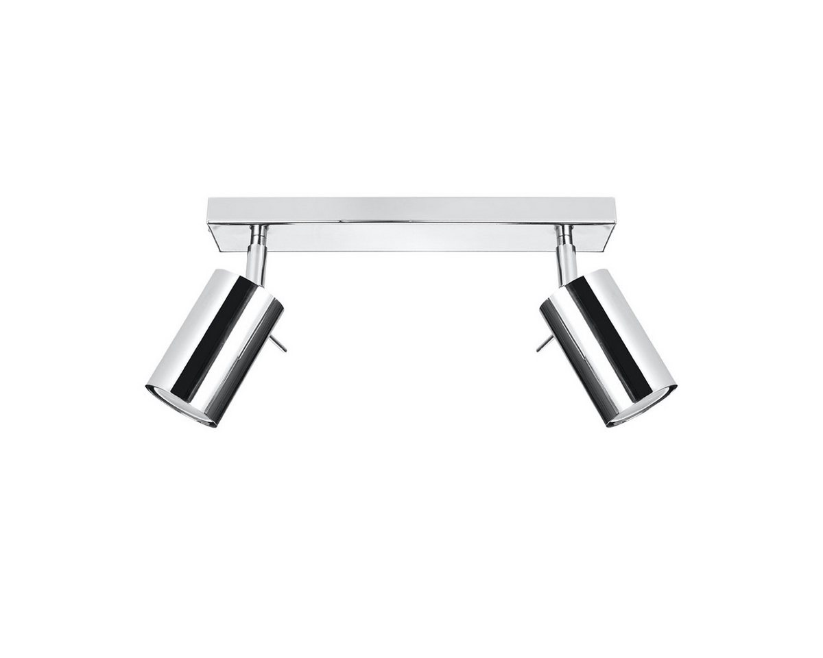 SOLLUX lighting Deckenleuchte Deckenleuchte Ring 2 Chrom, Nicht enthalten Bild 5