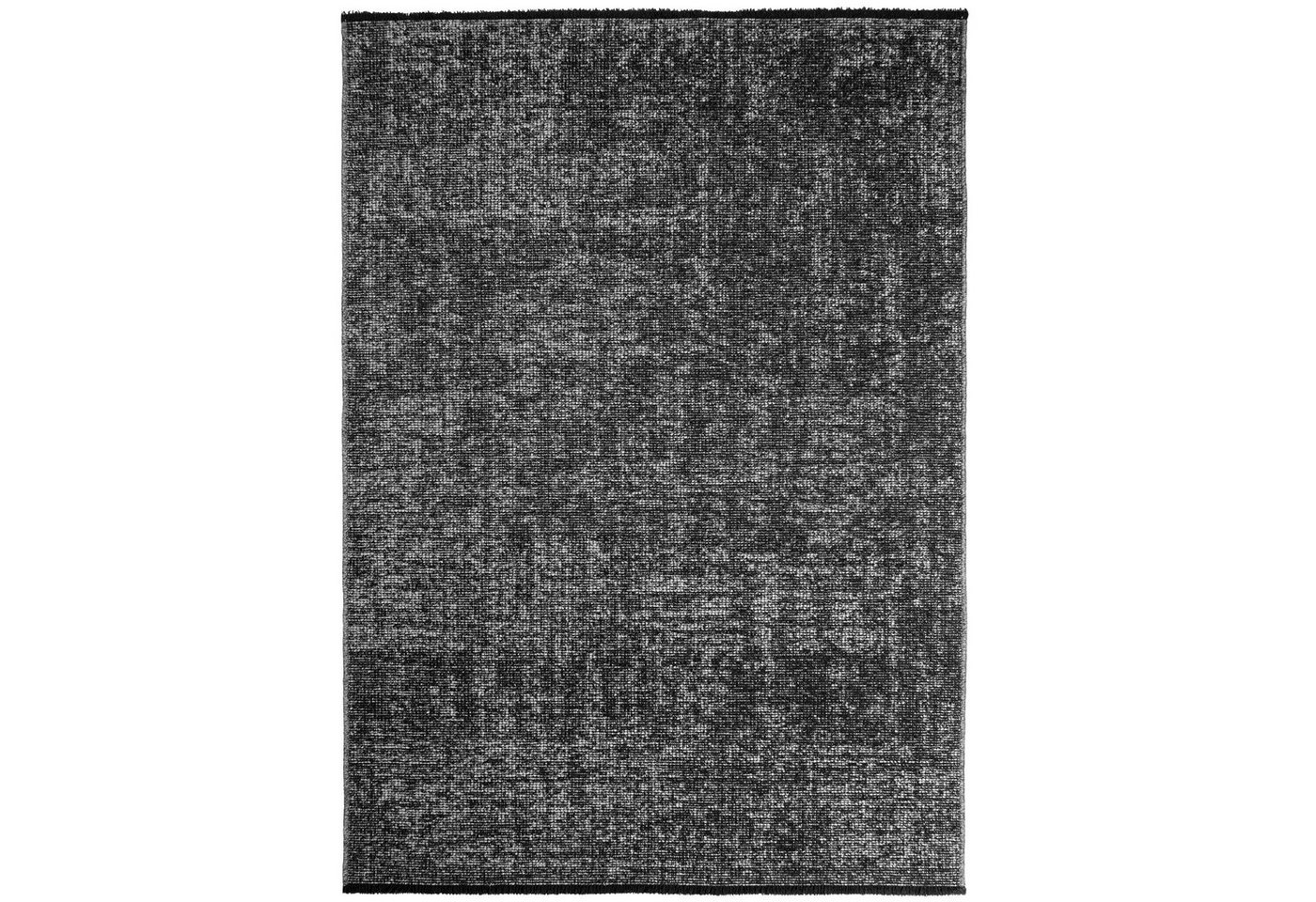 KADIMA DESIGN Wollteppich KOFEL Wohnzimmer Waschbar Schlafzimmer Wohnzimmerteppich Esszimmer, Läufer, Höhe: 9 mm, Grau, 80x150 cm, Modern Esszimmerteppich Einfarbig Uni Waschbar Bild 2