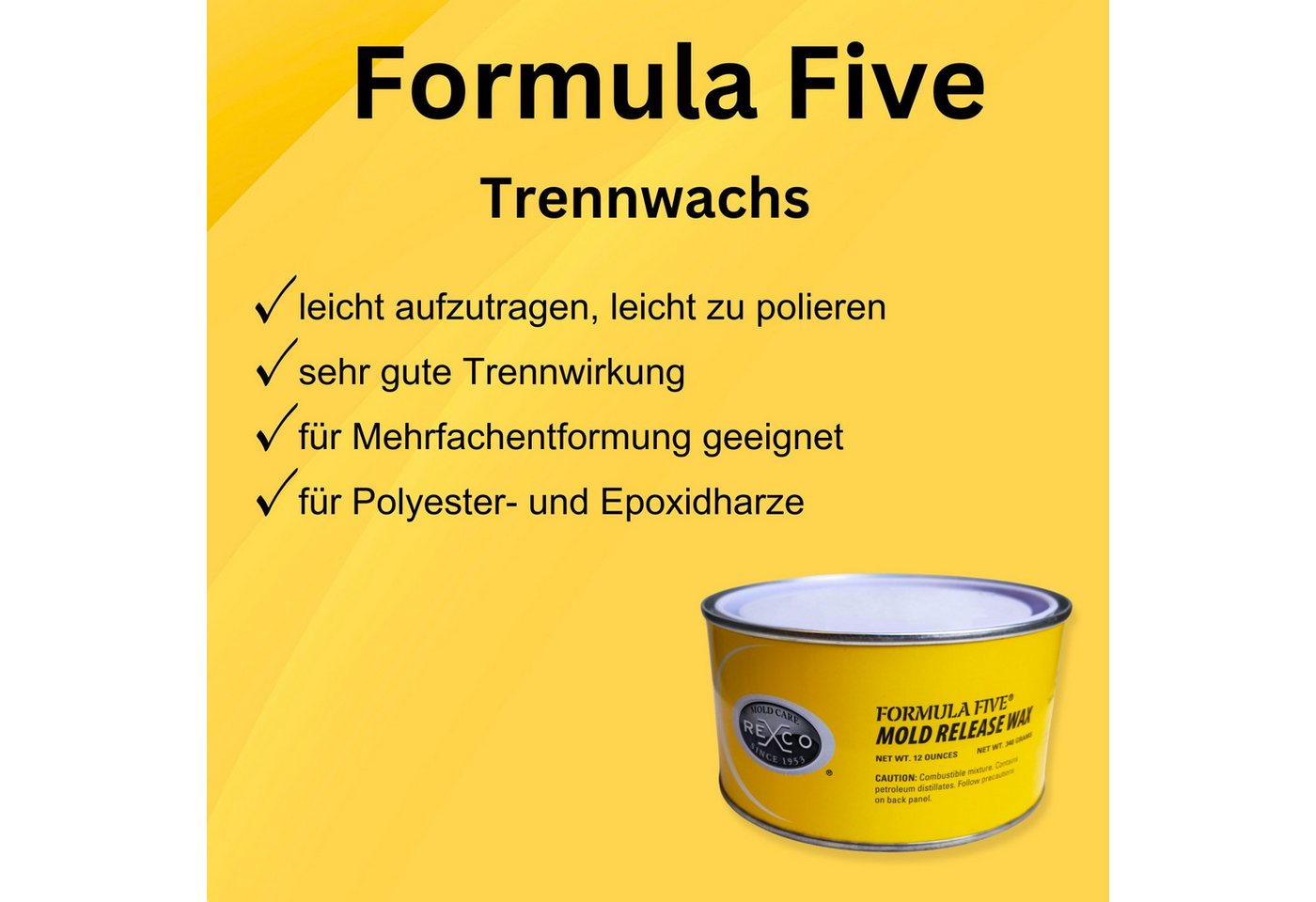 DD Composite Trennwachs 340g Trennwachs Formula-Five Bild 2