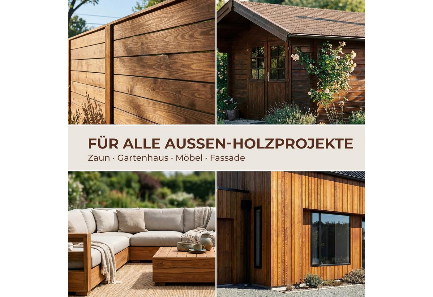 ColourPlus Holzschutzlasur Holzschutzlasur, Holzschutzlasur außen, offenporig, UV- & Witterungsschutz, lasierend Bild 5