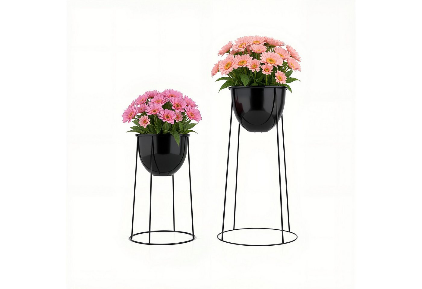 Ribelli Blumenständer 2er Set Metall Blumentopfhalter, Blumenhalter, Pflanzentreppe, Ø 20cm Bild 4
