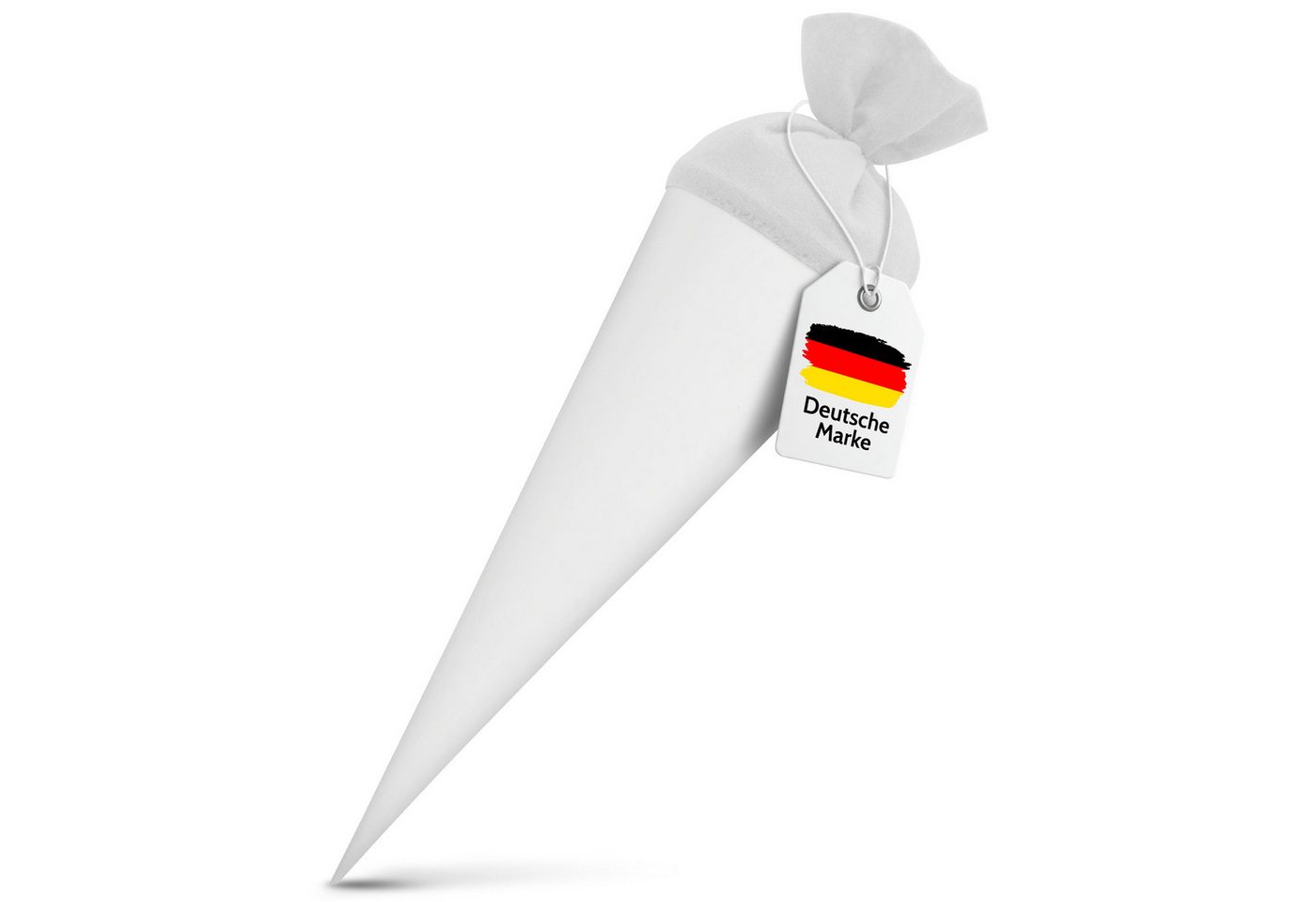 itenga Schultüte itenga Bastelschultüte 70cm mit Filzverschluss WEISS Bild 4