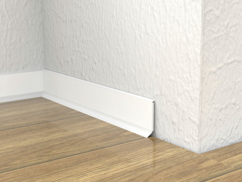 Döllken Profiles GmbH Sockelleiste Döllken Sockelleiste Weiß 60×15 mm 2.5 m, L: 250 cm, H: 6 cm, 1-St.