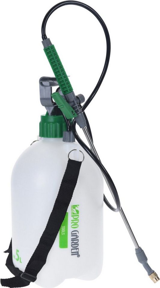 Progarden Drucksprühgerät Drucksprüher Gartenspritze 5 LSprühflasche 2 er Set, (Set, 2-tlg., Packung), Pflanzensprüher, 5 Liter, Drucksprüher, mit Tragegurt, Pumpsprüher Bild 4