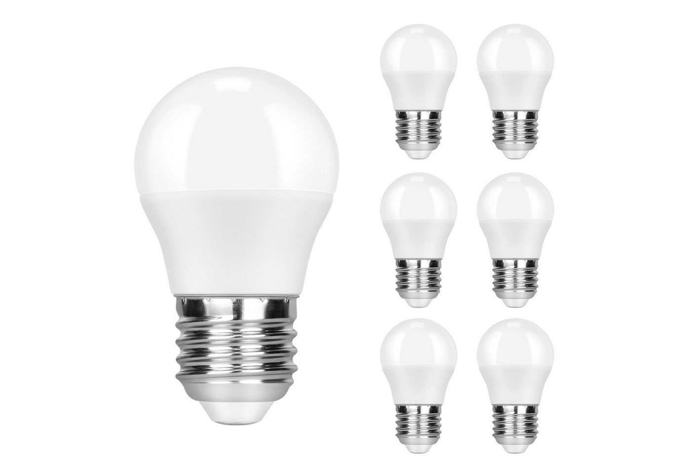 Nettlife LED-Leuchtmittel LED Glühbirne 5W 240° Abstrahlwinkel Energiesparlampe Nicht dimmbar, E27, 6 St. Bild 3