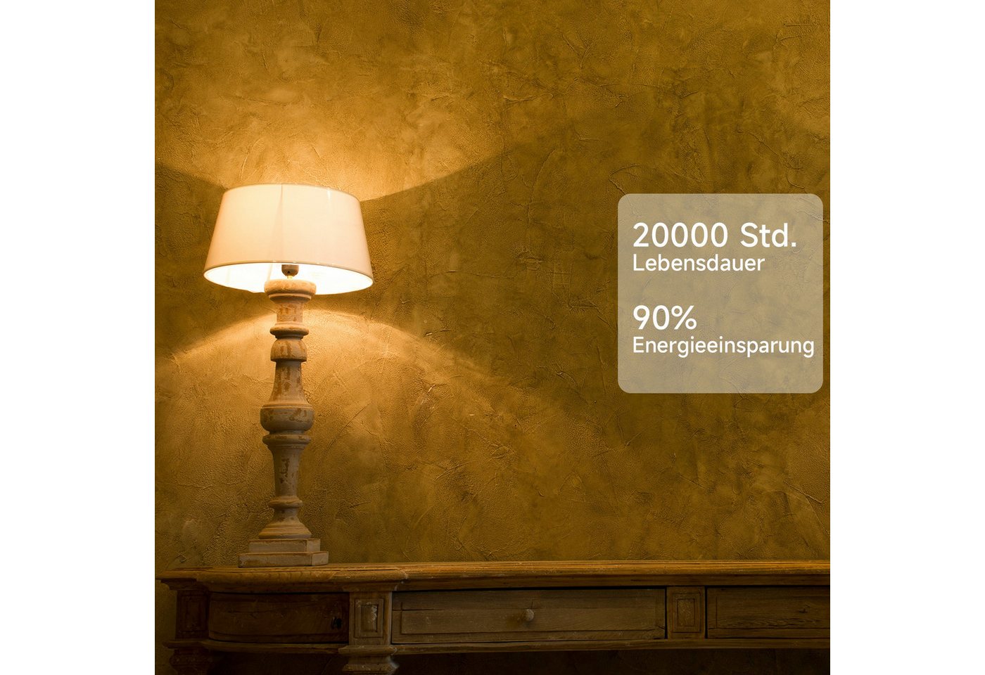 Nettlife LED-Leuchtmittel LED Glühbirne 5W 240° Abstrahlwinkel Energiesparlampe Nicht dimmbar, E27, 6 St. Bild 4