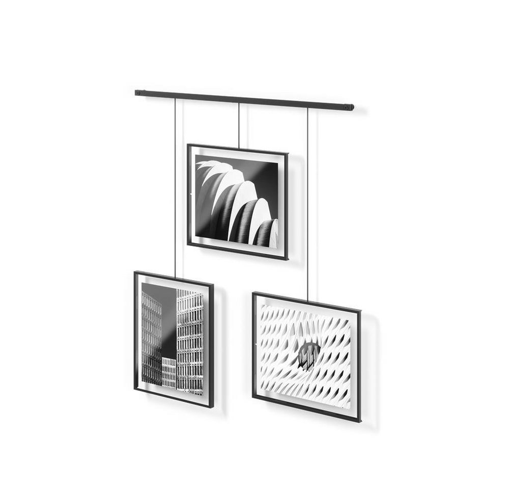 Umbra Bilderrahmen Collage Exhibit, in Schwarz, für 3 Fotos in 20 x 25 cm