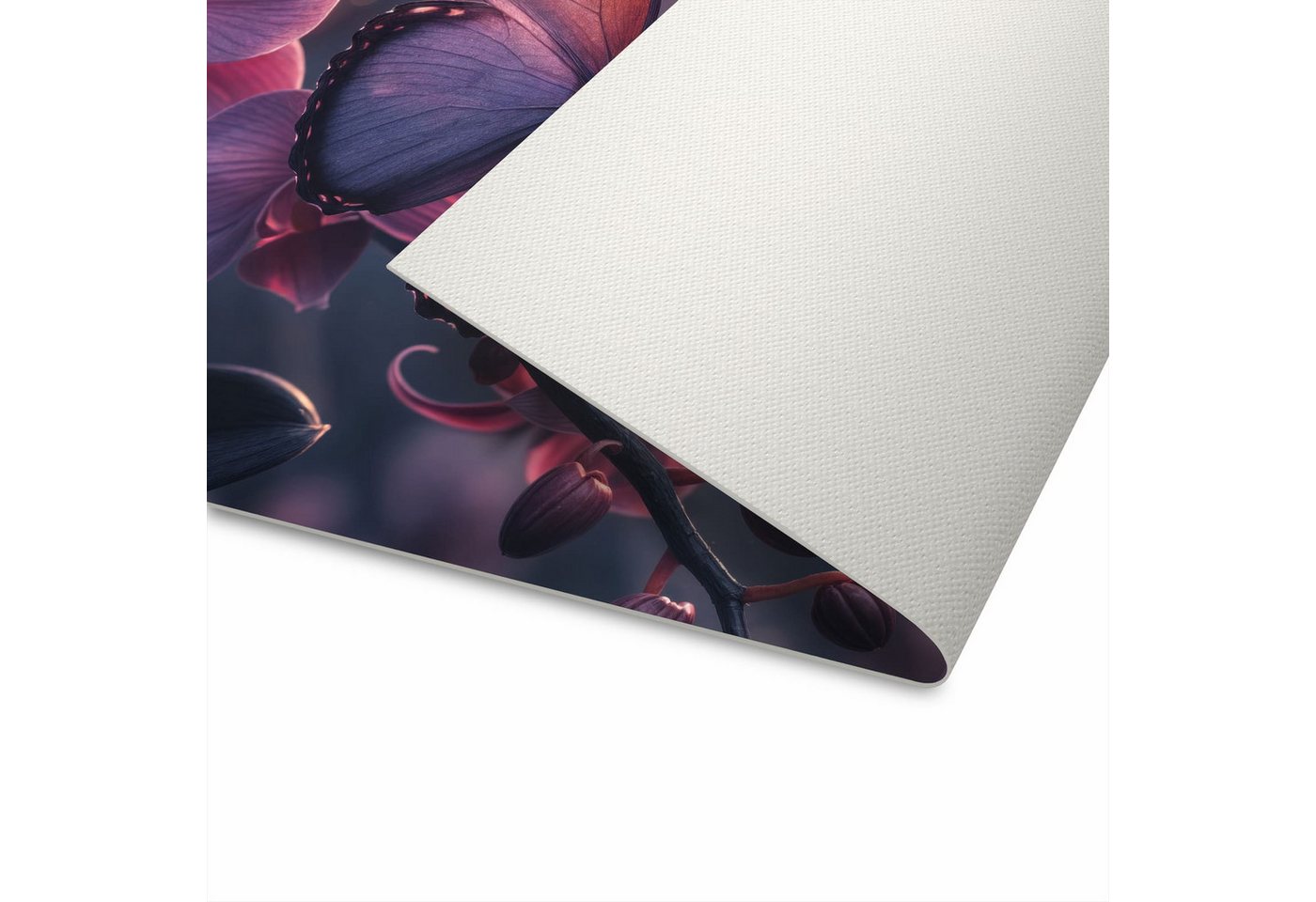 Primedeco Teppich Küchenteppich Schmetterling Blüte PVC rutschfest abwaschbar Läufer, Rechteckig, Höhe: 3 mm, Pflegeleicht & Wasserabweisend Bild 2