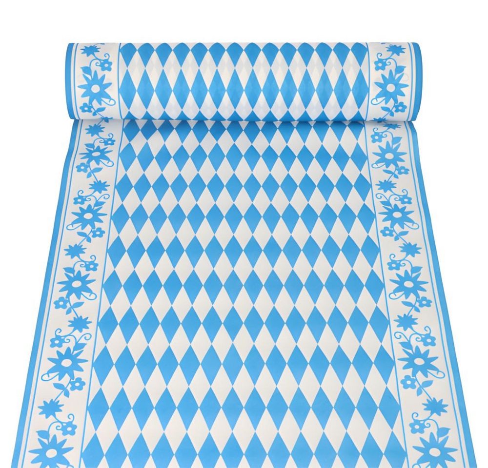 PAPSTAR Tischläufer Tischläufer, stoffähnlich, Airlaid 24 m x 40 cm Bayrisch Blau