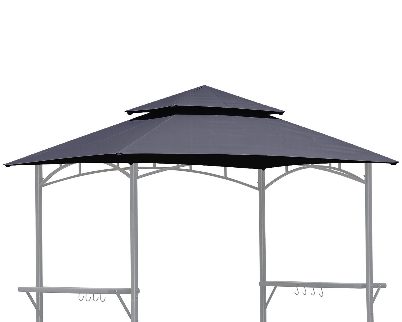 Quick Star Pavillon-Ersatzdach Grilpavillon BBQ 2,45 x 1,5 m, 180 g/m², 0 x 0 cm Bild 2