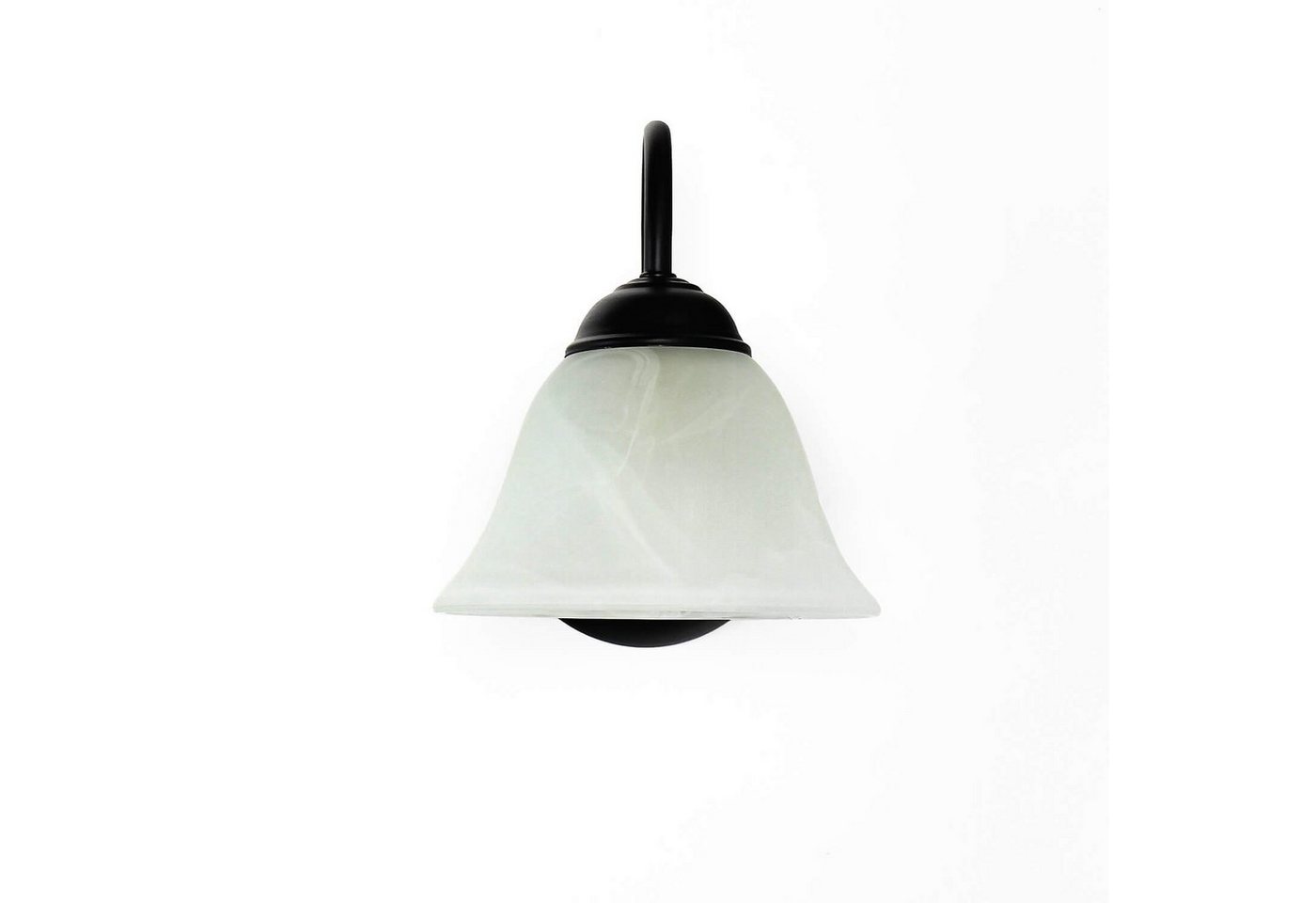 Licht-Erlebnisse Wandleuchte ATHEN, ohne Leuchtmittel, Wandlampe im Landhausstil Alabaster Glas Lampe Bild 3