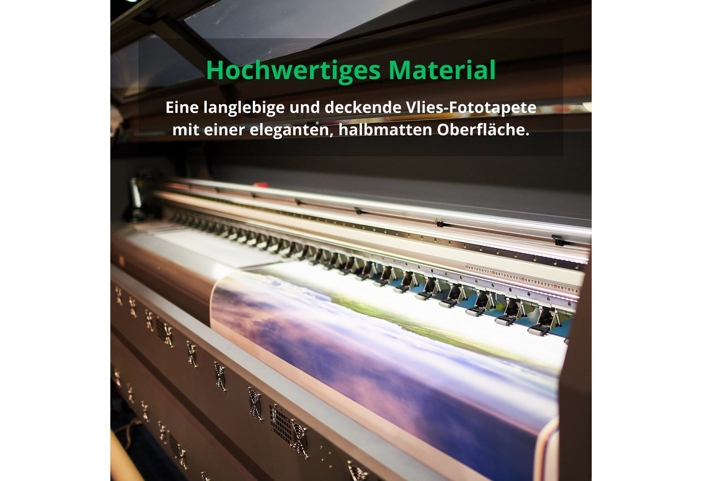 Wallarena Fototapete Marmor Golden - Grau - Modern - Vlies - Schlafzimmer, glatt, (7 St), 350x250cm Bild 3