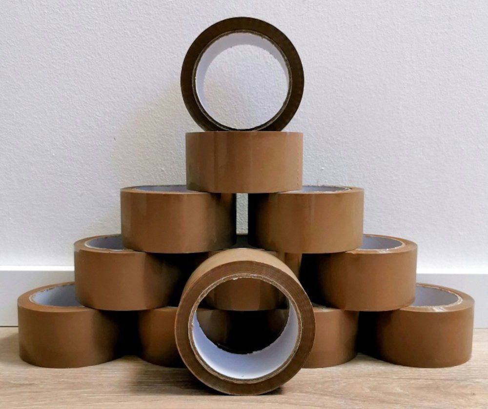 BruKa Klebeband 66 Meter Paketklebeband Braun Klebeband Paketband Packband (6-St) Bild 2