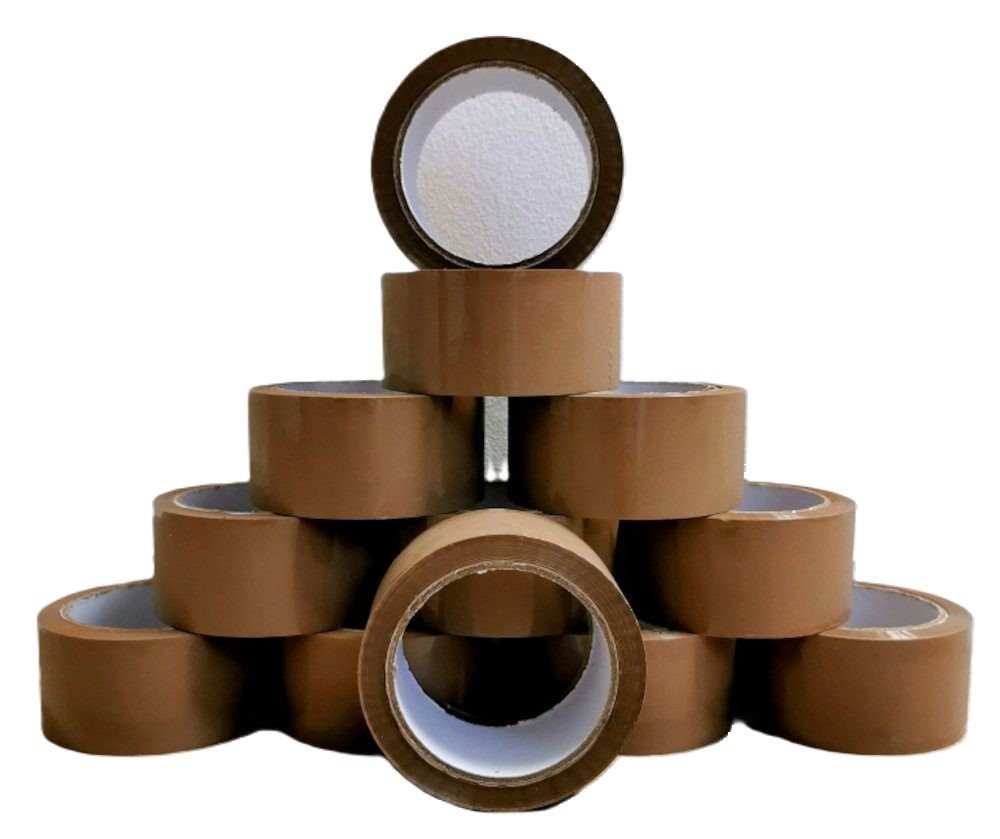 BruKa Klebeband 66 Meter Paketklebeband Braun Klebeband Paketband Packband (6-St) Bild 4