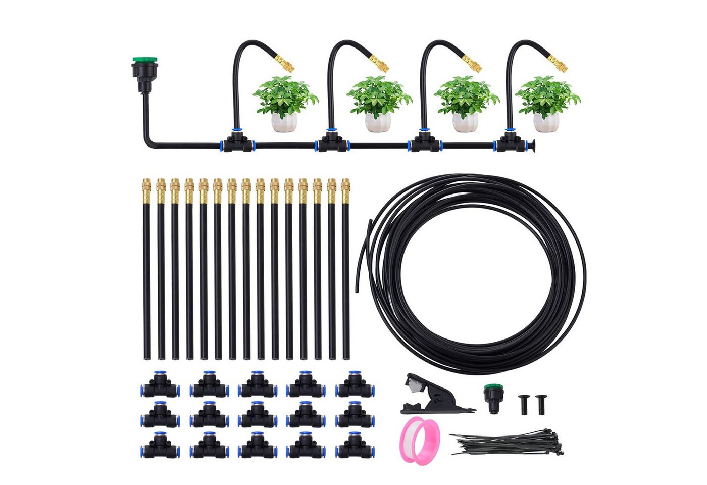 Youyijia Bewässerungssystem Automatische Gartenbewässerung 15 m Sprühdüsen Bewässerungssystem Bild 5