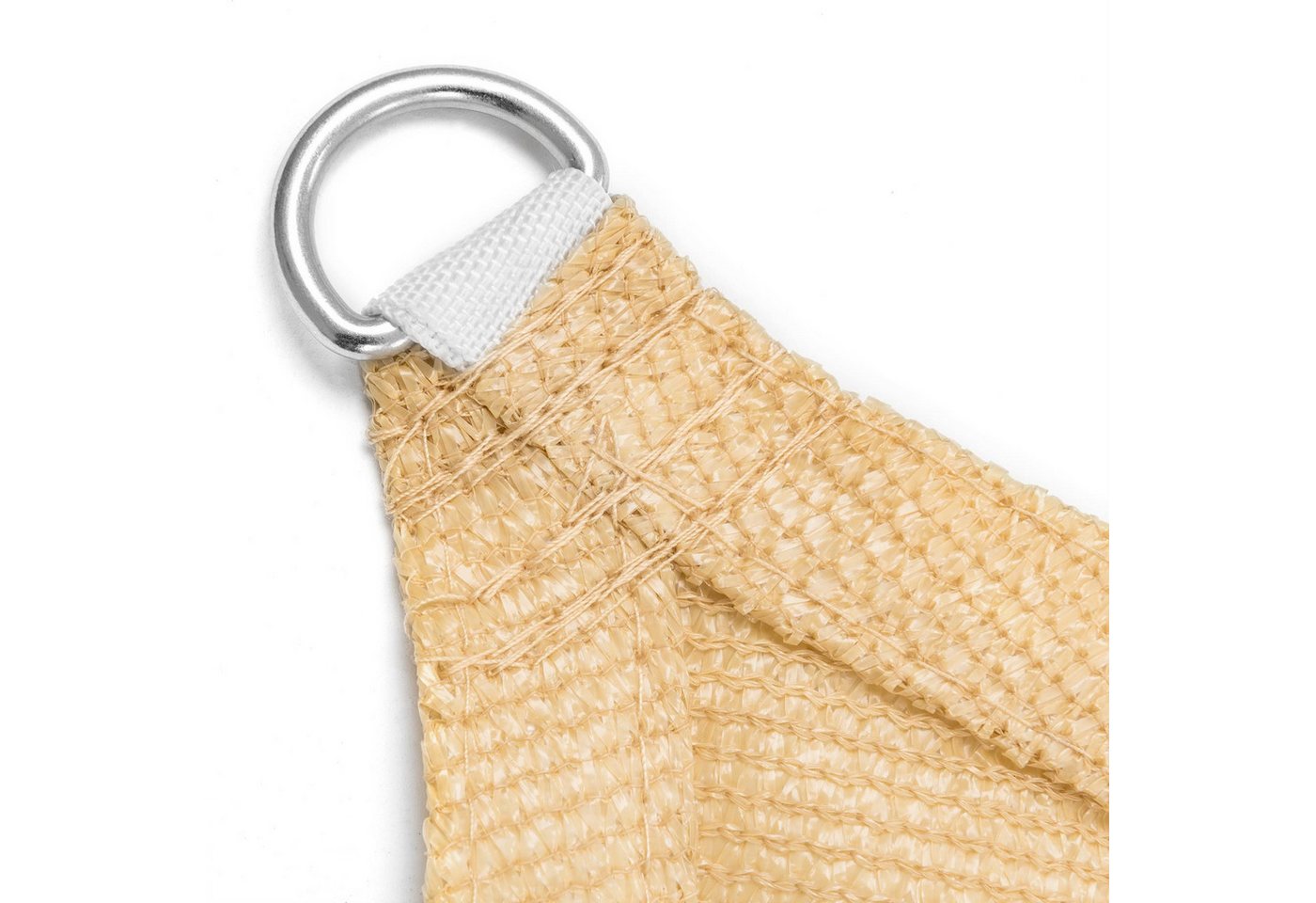 ESTEXO Sonnensegel Sonnenschutzsegel Schattenspender 4 x 6 m HDPE beige Rechteck Segel