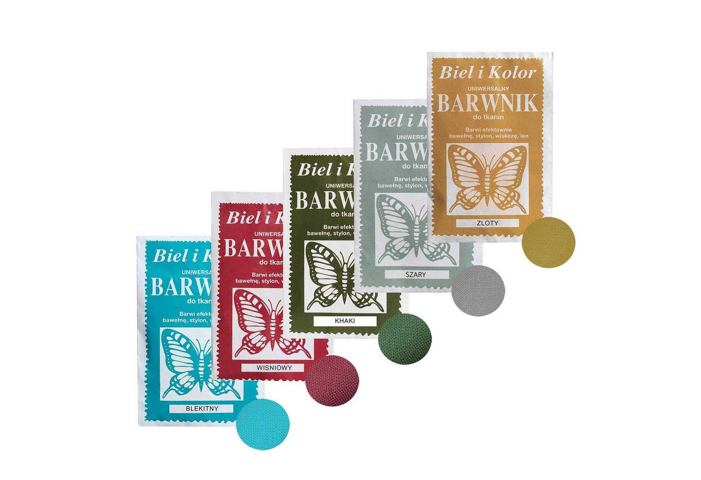maDDma Kreativset 5 x 10g Batikfarbe Textilfarbe Stofffarbe färben, bitte Farbmix wählen, Farbmix 1