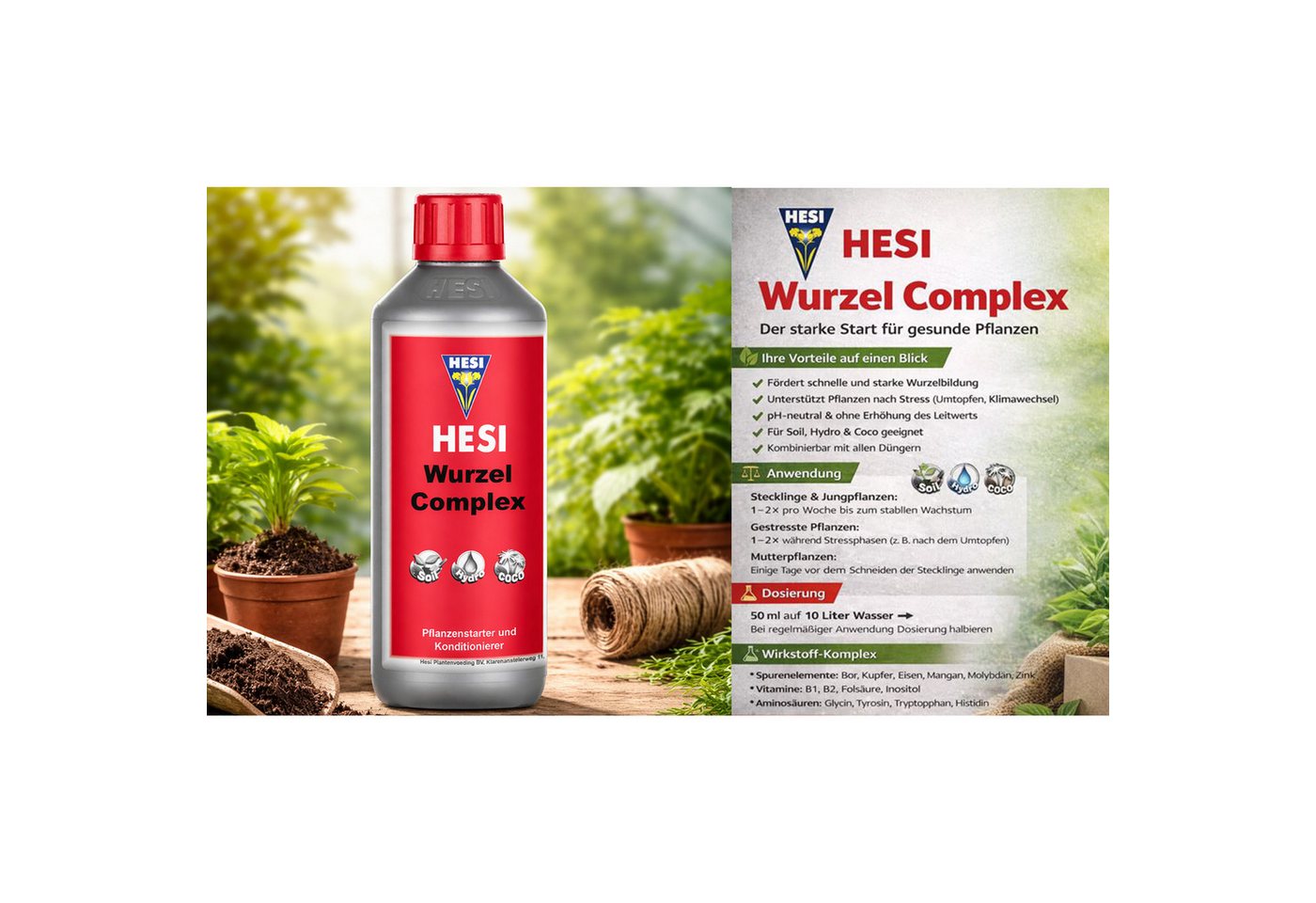 HESI Pflanzendünger Wurzel Complex Booster Pflanzenstimulator Wurzeldünger Roots Complex Bild 5