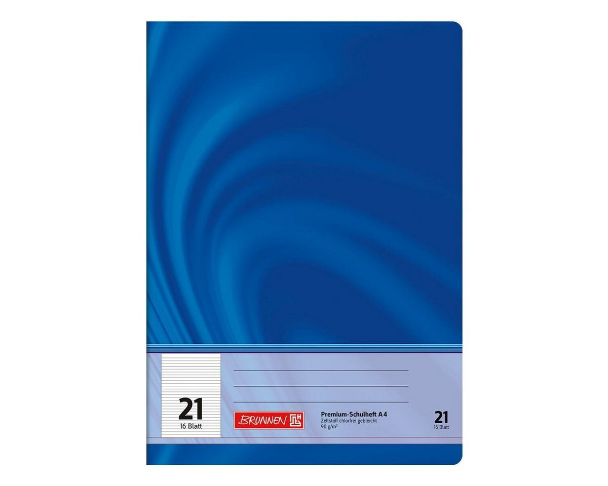 BRUNNEN Schulheft Vivendi, A4, liniert (Lineatur 21), 16 Blatt, ungelocht