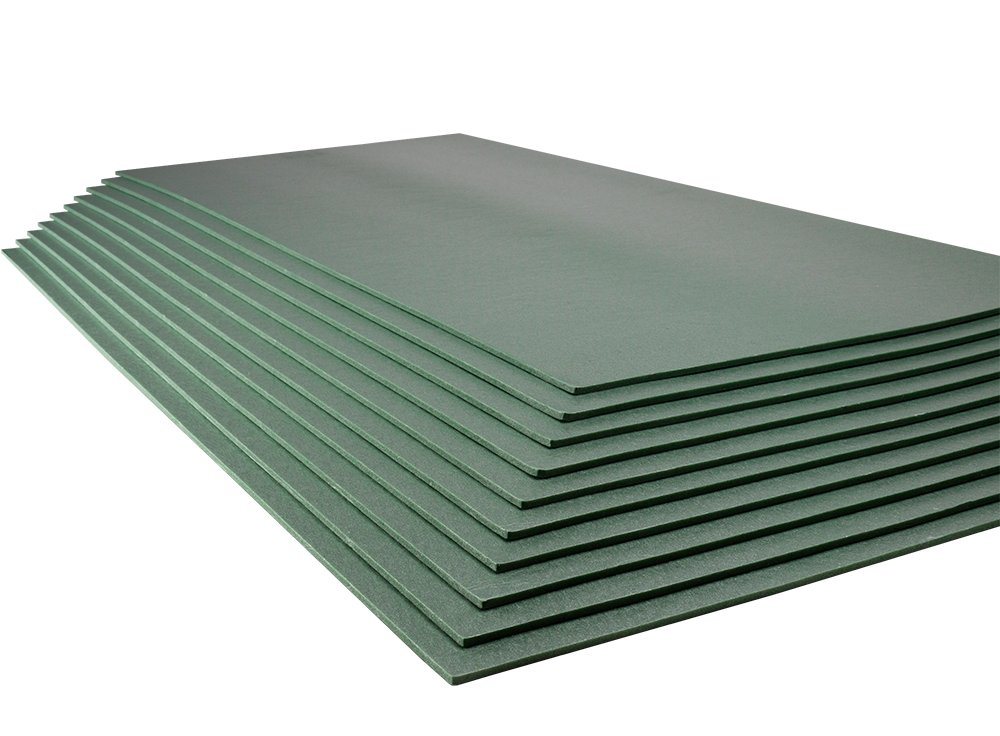 Roysson Home Trittschalldämmplatte Trittschalldämmung 5mm XPS grün fußboden laminat parkett unterlage 5² Bild 4