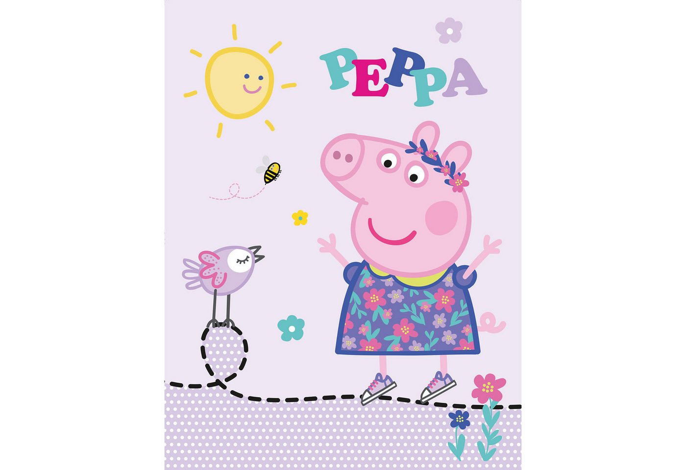 BERONAGE Kinderteppich Peppa Wutz Pig Happy Spiel-Teppich 100x133 cm, rechteckig, Höhe: 10 mm, rutschfest Bild 5