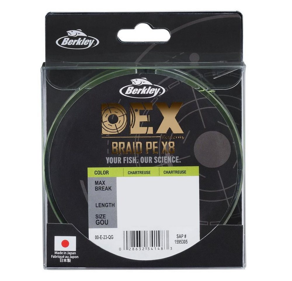 Berkley Angelschnur DEX x8 PE dünne geflochtene Schnur Rund Braid, 0,06 mm Fadendurchmesser Bild 3