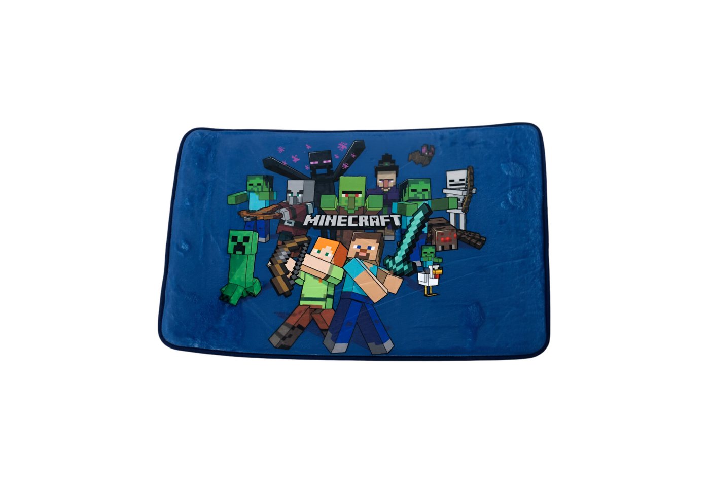 Minecraft Kinderteppich Minecraft Steve Alex Kinder Teppich Badvorleger Matte 40x60 cm, Rechteck