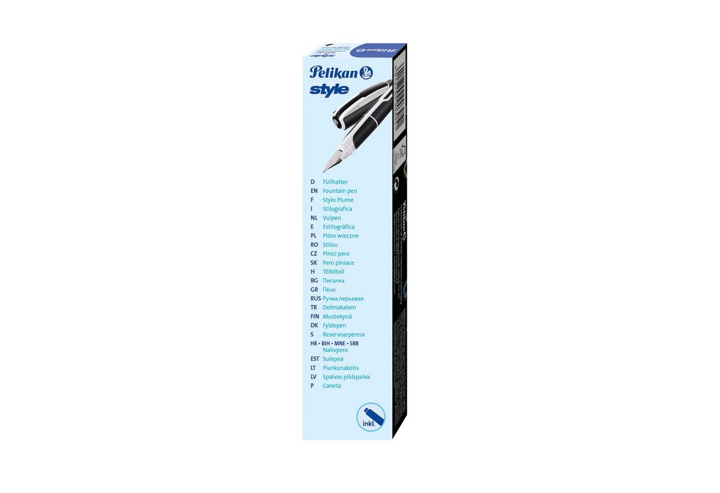 Pelikan Füllfederhalter Pelikan Füllhalter Style black white M-Feder Bild 2