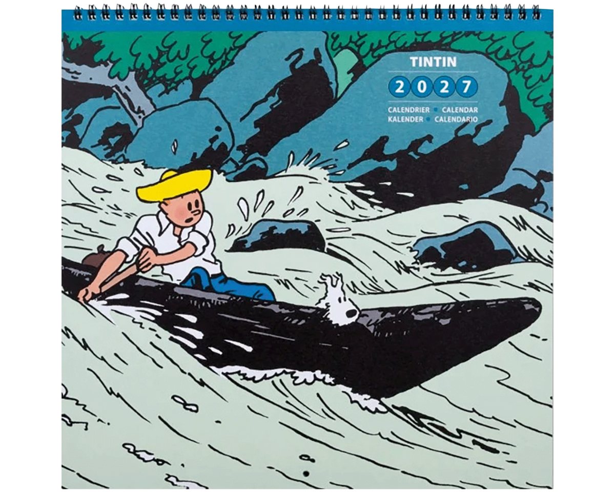 Wandkalender Tim und Struppi Kalender 2027.