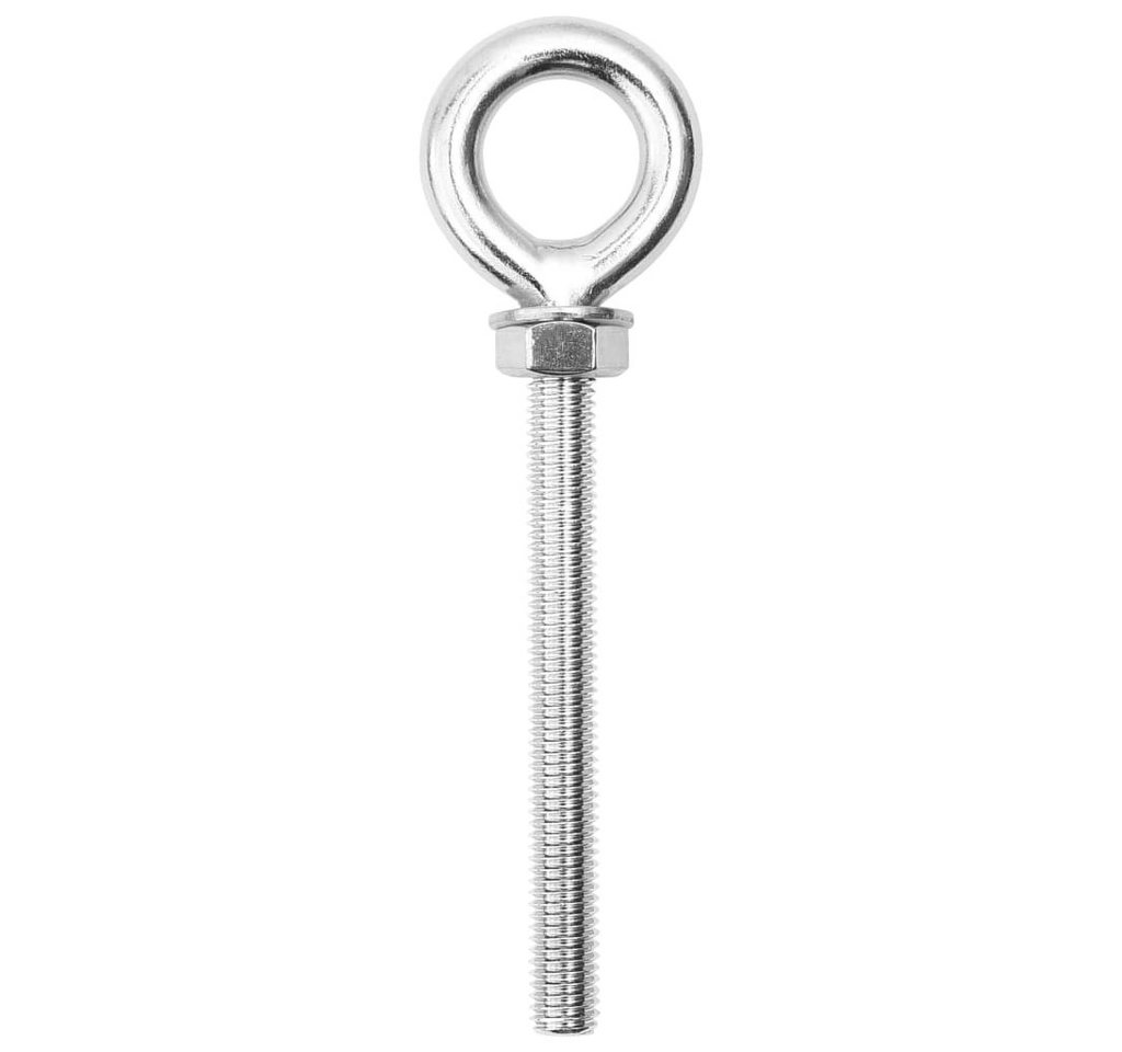 furnicato Sonnensegel Montagesatz Edelstahl Silber 65x40 mm Ösen, (1-tlg) Bild 3