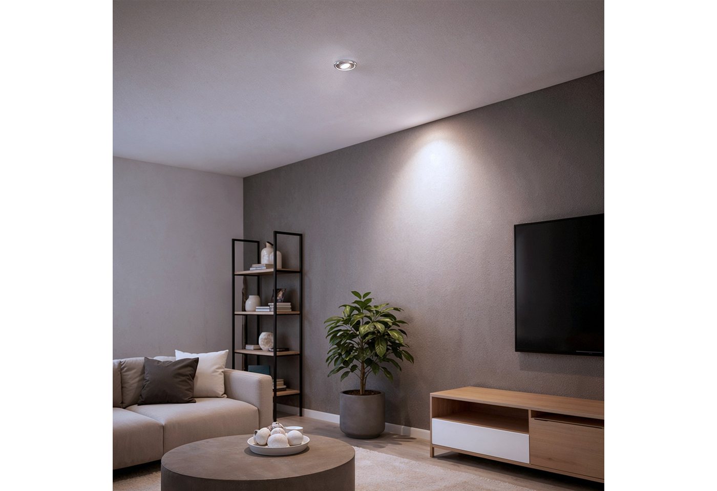 SSC-LUXon LED Einbaustrahler MIRELLA Glas LED Einbauspot schwenkbar mit LED Lampe neutralweiß, Neutralweiß Bild 3