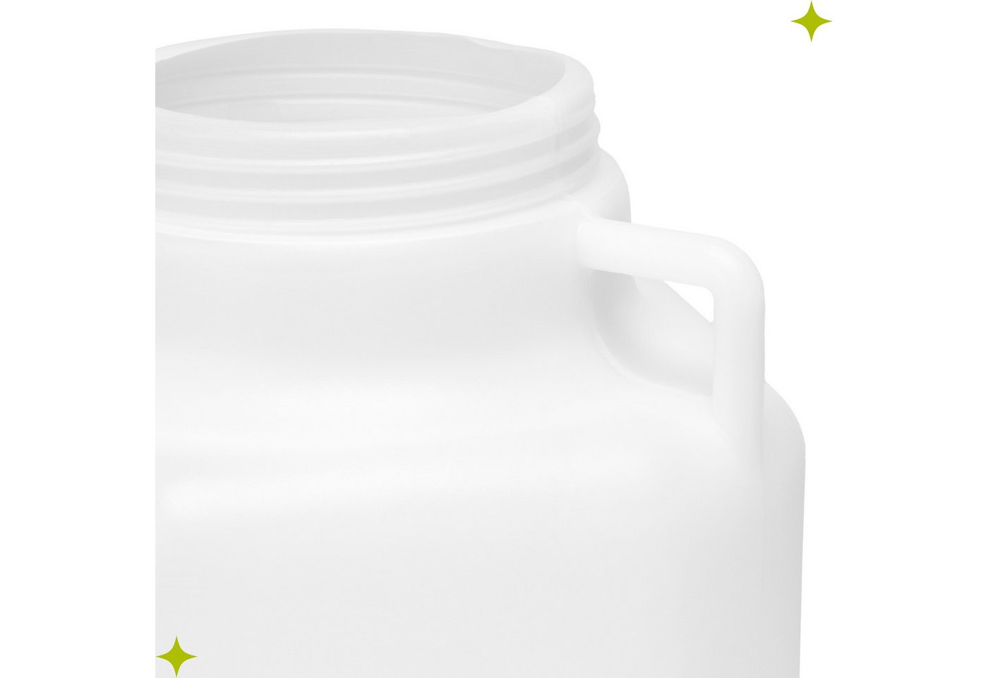 Garronda Regentonne Set BPA-freies quadratisches Fass Behälter mit Deckel GD-0134, 5 l, (5-tlg), BPA-Frei Bild 2