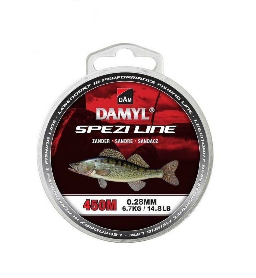 DAM Fishing Angelschnur Monofile Angelschnur Zander Damyl Spezi Line 0,25mm - 0,30mm Hellbraun Bild 2