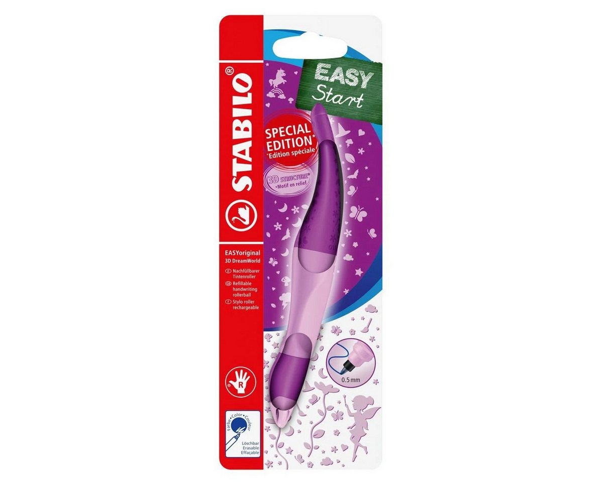 STABILO Tintenroller EASYoriginal 3D DreamWorld Tintenroller ergonomisch Pink