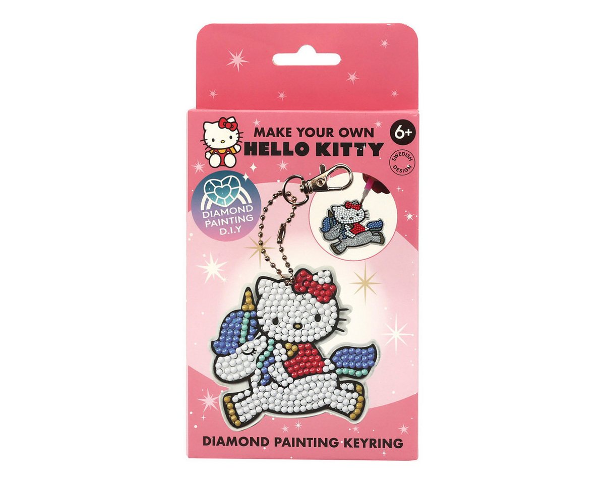 Hello Kitty Malen nach Zahlen DIY Diamond Painting Bastelset Unisex Kinder (1857-St), Diamantenbild, Diamantmalerei, Diamond Painting, Malset, Kreativset Bild 3