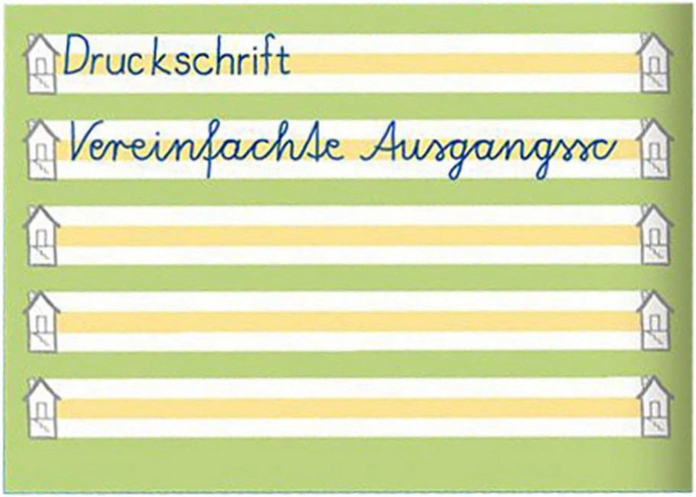 OXFORD Schulheft OXFORD Schule Schreiblernheft A5 quer, 16 Blatt, Lineatur 0 mit