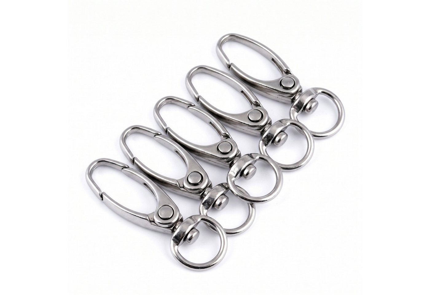 maDDma Karabiner 5 Bolzen-Karabiner Karabinerhaken Größen Farbwahl Gurtband Hundeleinen, (Paket, 5 St)