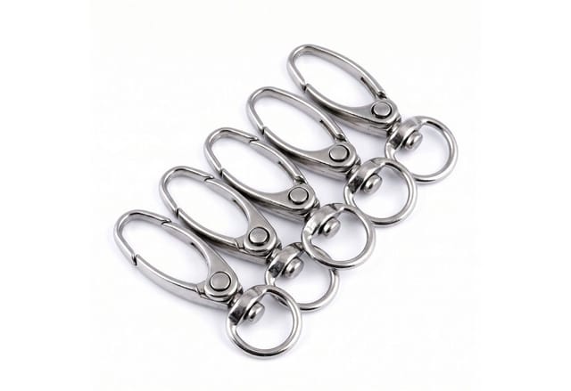 maDDma Karabiner 5 Bolzen-Karabiner Karabinerhaken Größen Farbwahl Gurtband Hundeleinen, (Paket, 5 St)