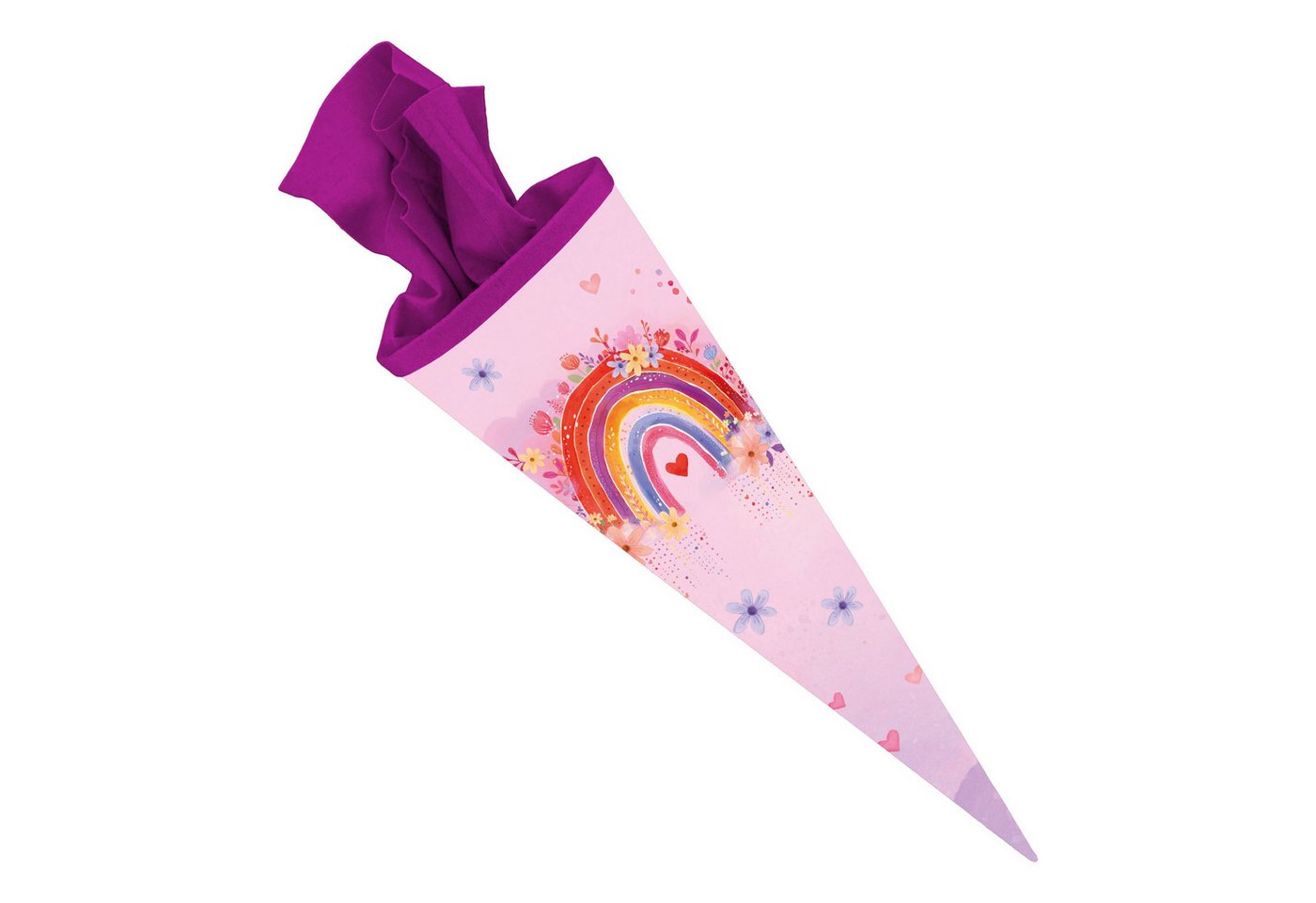 itenga Schultüte itenga Schultüte 70cm rund Motiv Regenbogen - RAINBOW DREAMS