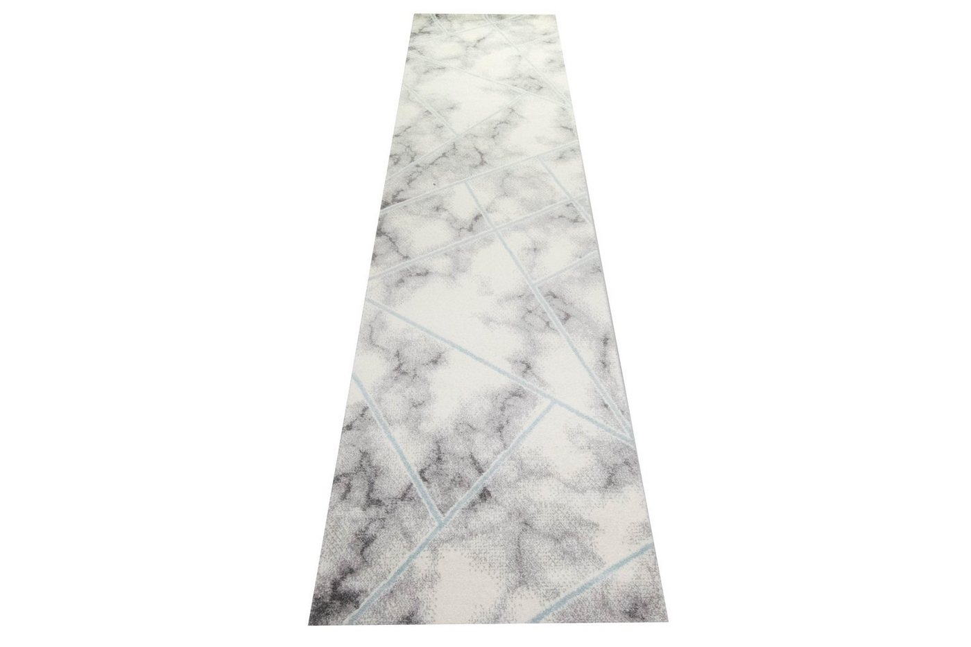 Carpetia Teppich Teppich Marmor Design Wohnzimmer Flur blau grau creme - pflegeleicht, rechteckig, Höhe: 9 mm Bild 2