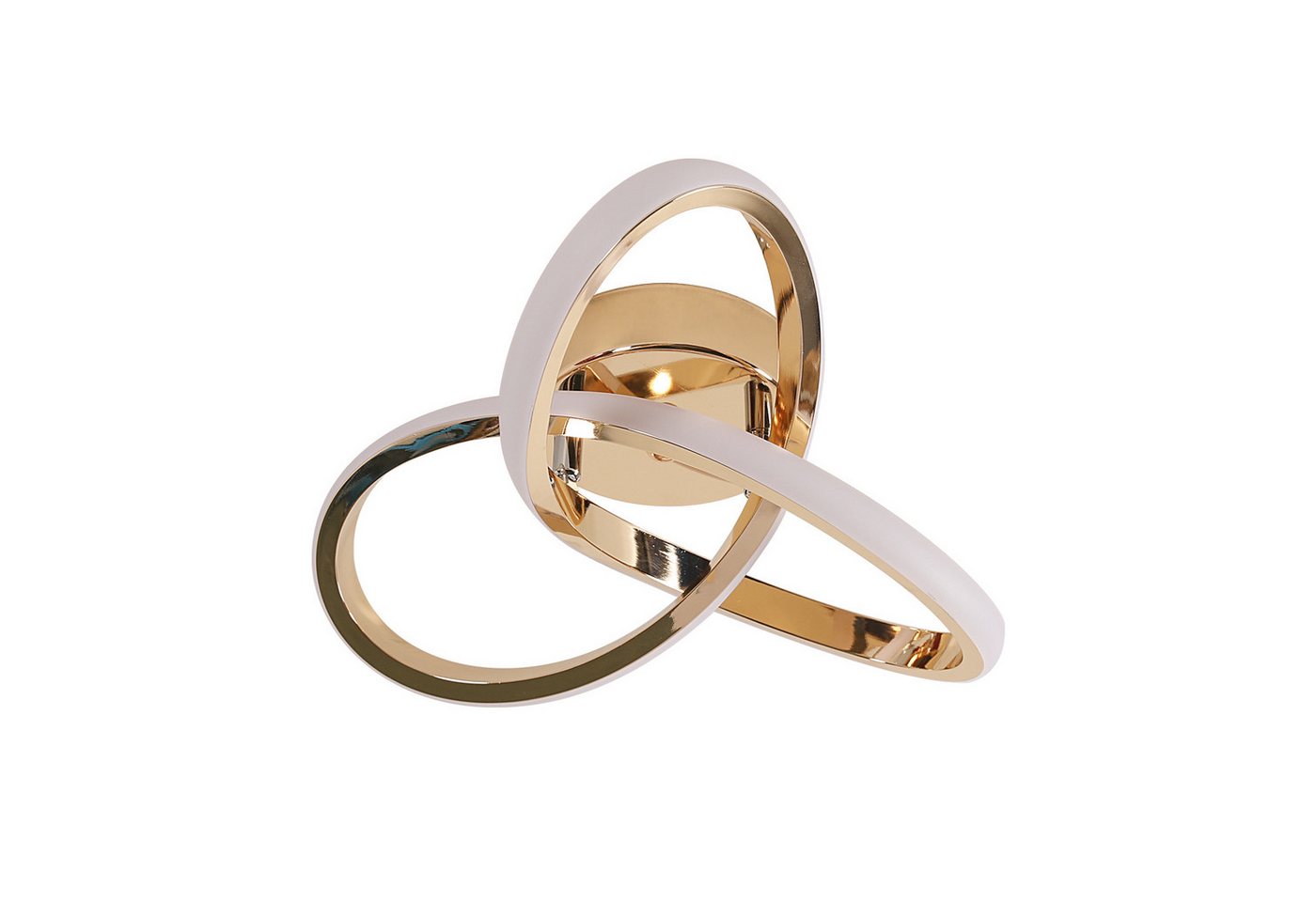 Riserva LED Deckenleuchte Moderne LED Deckenlampe Gold 22W, dimmbar 3 Farben, Acryl Rund Bild 2